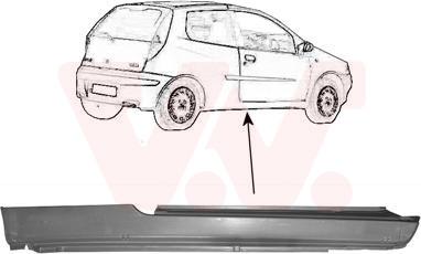 Van Wezel 1620102 - Підніжка, накладка порога autocars.com.ua