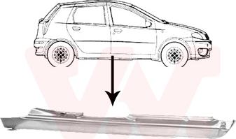 Van Wezel 1620104 - Підніжка, накладка порога autocars.com.ua