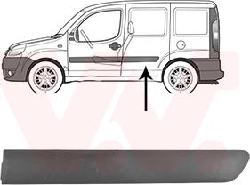 Van Wezel 1637425 - Облицювання / захисна накладка, двері autocars.com.ua