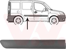 Van Wezel 1637426 - Облицювання / захисна накладка, двері autocars.com.ua