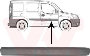 Van Wezel 1637428 - Облицювання / захисна накладка, двері autocars.com.ua