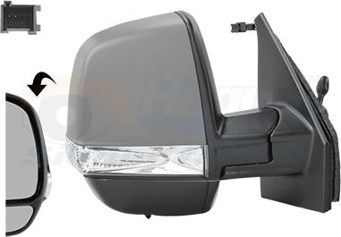 Van Wezel 1639818 - Зовнішнє дзеркало autocars.com.ua