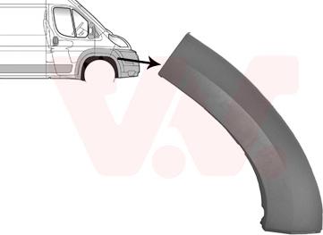 Van Wezel 1651522 - Розширення, крило autocars.com.ua