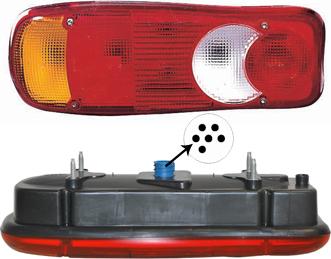 Van Wezel 1651935 - Задний фонарь avtokuzovplus.com.ua