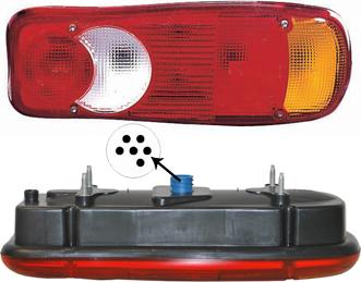 Van Wezel 1651936 - Задний фонарь autodnr.net