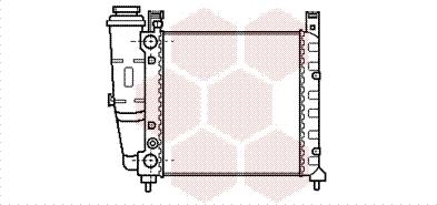 Van Wezel 17002038 - Радиатор, охлаждение двигателя avtokuzovplus.com.ua