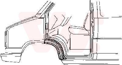 Van Wezel 1745155 - Крило autocars.com.ua