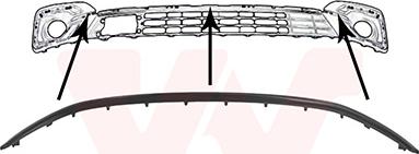 Van Wezel 1766518 - Облицювання / захисна накладка, облицювання радіатора autocars.com.ua