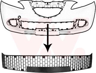 Van Wezel 1779590 - Решетка вентиляционная в бампере avtokuzovplus.com.ua
