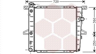 Van Wezel 18002026 - Радиатор, охлаждение двигателя autodnr.net