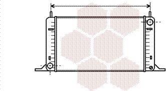 Van Wezel 18002096 - Радіатор, охолодження двигуна autocars.com.ua
