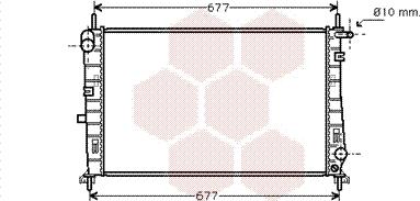 Van Wezel 18002196 - Радиатор, охлаждение двигателя avtokuzovplus.com.ua