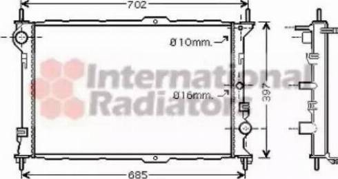 FPS 28 A1448 - Радиатор, охлаждение двигателя avtokuzovplus.com.ua