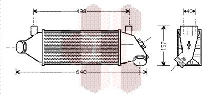 Van Wezel 18004315 - Интеркулер autocars.com.ua