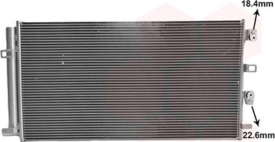 Van Wezel 18015735 - Конденсатор, кондиціонер autocars.com.ua