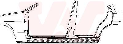Van Wezel 1837104 - Підніжка, накладка порога autocars.com.ua