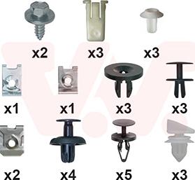 Van Wezel 1966796 - Монтажний комплект, крило autocars.com.ua