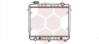 Van Wezel 21002003 - Радіатор, охолодження двигуна autocars.com.ua