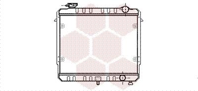 Van Wezel 21002033 - Радіатор, охолодження двигуна autocars.com.ua