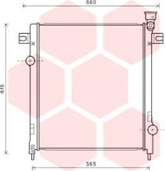 Van Wezel 21002053 - Радиатор, охлаждение двигателя avtokuzovplus.com.ua