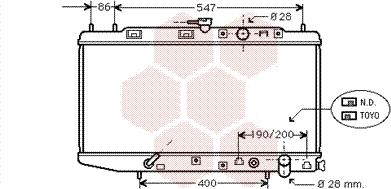 Van Wezel 25002064 - Радіатор, охолодження двигуна autocars.com.ua