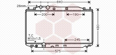 Van Wezel 25002191 - Радиатор, охлаждение двигателя autodnr.net