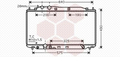 Van Wezel 25002192 - Радиатор, охлаждение двигателя autodnr.net