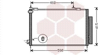 Van Wezel 25005242 - Конденсатор кондиционера autodnr.net