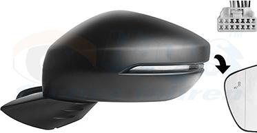 Van Wezel 2592817 - Зовнішнє дзеркало autocars.com.ua