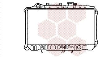 Van Wezel 27002019 - Радіатор, охолодження двигуна autocars.com.ua
