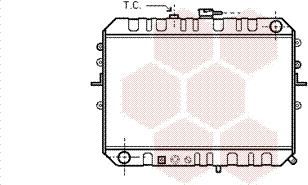 Van Wezel 27002045 - Радіатор, охолодження двигуна autocars.com.ua