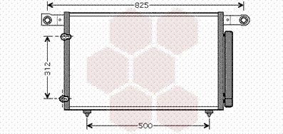 Van Wezel 27005196 - Конденсатор кондиционера avtokuzovplus.com.ua