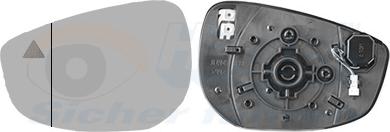 Van Wezel 2705835 - Дзеркальне скло, зовнішнє дзеркало autocars.com.ua