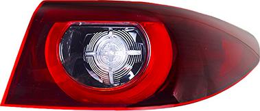 Van Wezel 2776936 - Задній ліхтар autocars.com.ua