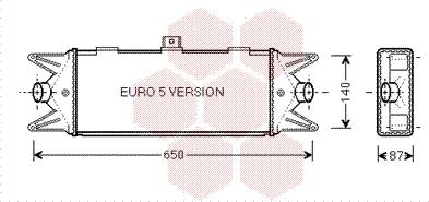 Van Wezel 28004099 - Интеркулер, теплообменник турбины avtokuzovplus.com.ua