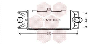 Van Wezel 28004100 - Интеркулер autocars.com.ua