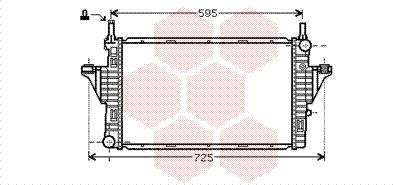 Van Wezel 29002006 - Радіатор, охолодження двигуна autocars.com.ua