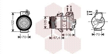 Van Wezel 2900K009 - Компрессор кондиционера autodnr.net