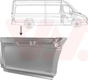 Van Wezel 2978144 - Боковина autocars.com.ua