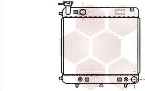 Van Wezel 30002122 - Радіатор, охолодження двигуна autocars.com.ua