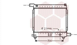 Van Wezel 30002179 - Радіатор, охолодження двигуна autocars.com.ua