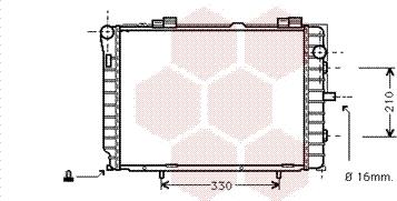 Van Wezel 30002229 - Радиатор, охлаждение двигателя avtokuzovplus.com.ua