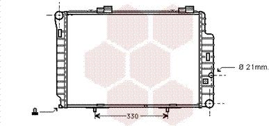 Van Wezel 30002235 - Радиатор, охлаждение двигателя avtokuzovplus.com.ua