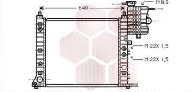 Van Wezel 30002243 - Радиатор, охлаждение двигателя avtokuzovplus.com.ua