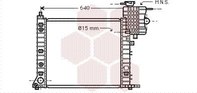 Van Wezel 30002265 - Радіатор, охолодження двигуна autocars.com.ua