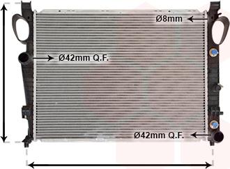 Van Wezel 30002311 - Радиатор, охлаждение двигателя avtokuzovplus.com.ua