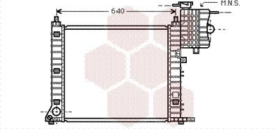 Van Wezel 30002349 - Радіатор, охолодження двигуна autocars.com.ua