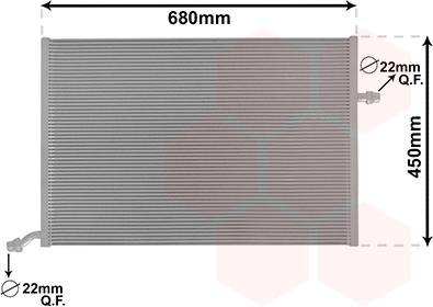 Van Wezel 30002712 - Радиатор, охлаждение двигателя avtokuzovplus.com.ua