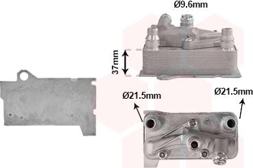 Van Wezel 30013731 - Масляный радиатор, автоматическая коробка передач avtokuzovplus.com.ua