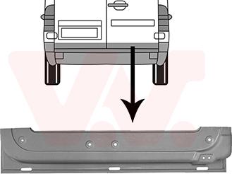 Van Wezel 3075250 - Задняя дверь avtokuzovplus.com.ua